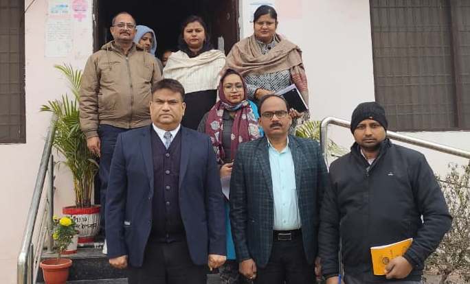 वन स्टाप सेन्टर का निरीक्षण