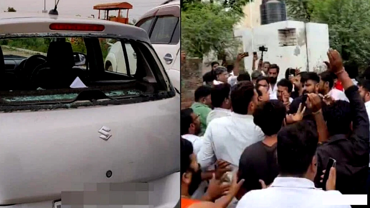 पथराव, कार की खिड़कियां क्षतिग्रस्त: जयपुर स्कूल दौरे के दौरान सीजेपी टीम का पीछा किया गया, दीपके ने भाजपा पर आरोप लगाया