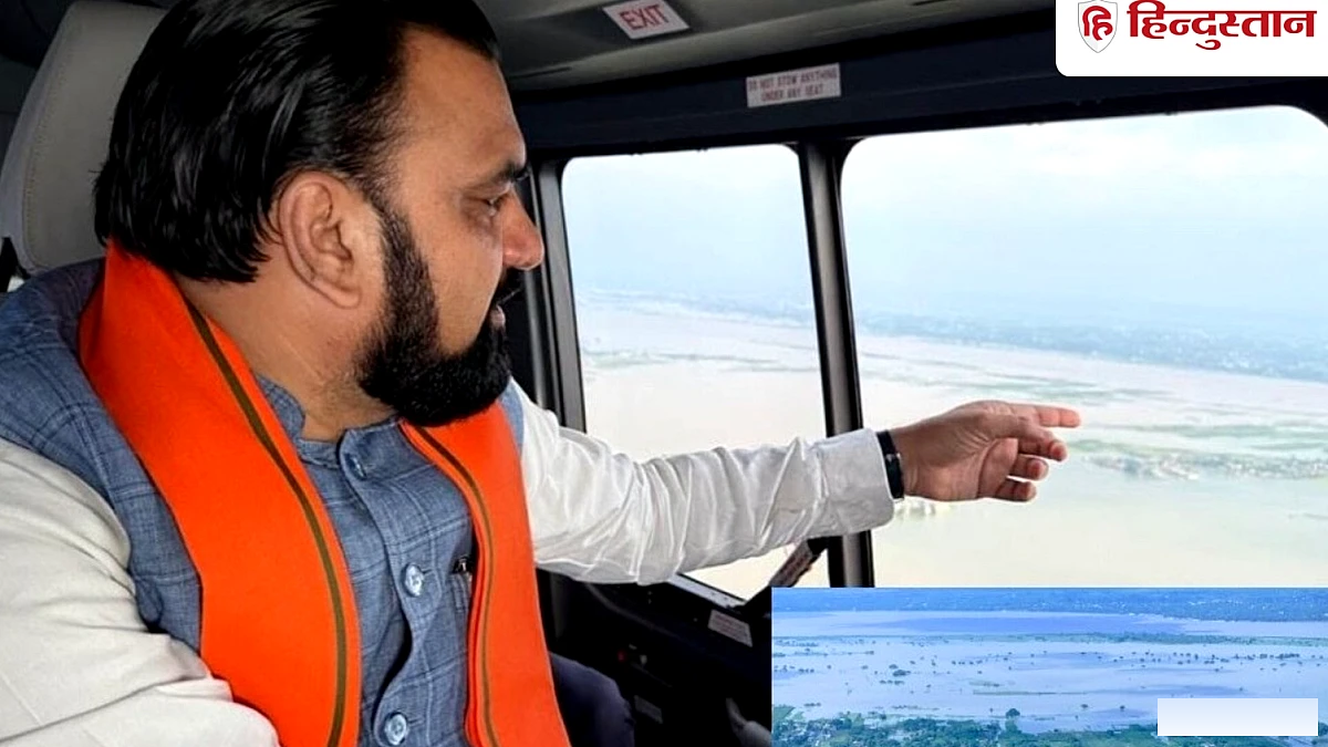 बाढ़ से तबाही पर सीएम सम्राट ऐक्शन में, हवाई सर्वेक्षण कर कई निर्देश दिए; फरक्का बराज के सभी गेट खुले