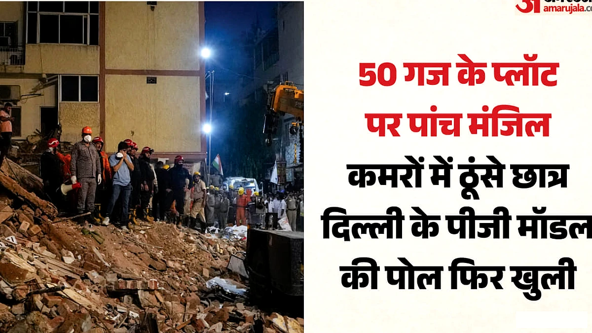 सत्य निकेतन का मलबा पूछ रहा सवाल: छोटे प्लॉट पर पांच मंजिलें खड़ी होती रहीं, जिम्मेदार महकमे करते रहे क्या?